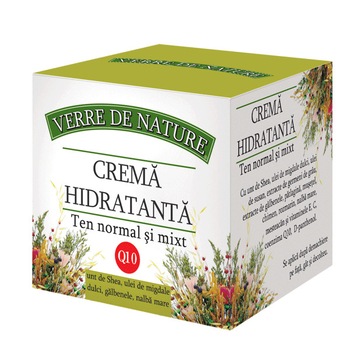Crema hidratanta pentru ten normal si mixt cu unt de Shea 50 ml Crema hidratanta pentru ten normal si mixt cu unt de Shea 50 ml