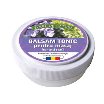 Balsam tonic pentru frunte si ceafa cu menta si ienupar 15 g Balsam tonic pentru frunte si ceafa cu menta si ienupar 15 g