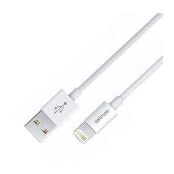 Cablu de date, 2 ml, Apple iPhone 5/6/7 Astrum AC820 Cablu de date, 2 ml, Apple iPhone 5/6/7 Astrum AC820