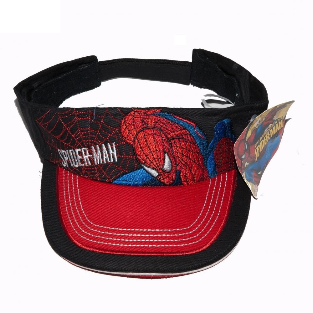 Viziera Marvel Spiderman, Negru/Rosu
