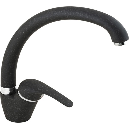 Pachet chiuveta algranit Alveus Boogie 20, 450x500mm + Baterie Diana, Negru