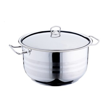 Oala Berlin - BER2106, 28X18CM, 11 L, capac inox, argintiu Oala Berlin - BER2106, 28X18CM, 11 L, capac inox, argintiu