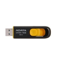 USB Flash Drive ADATA DashDrive UV128 16GB USB 3.0 Negru-Galben - AUV128-16G-RBY