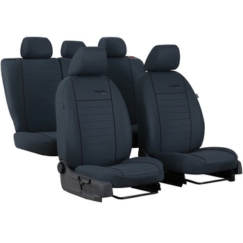 Set huse auto Pok-Ter Trend Line, 10 piese, Bleumarin / Negru Set huse auto Pok-Ter Trend Line, 10 piese, Bleumarin / Negru