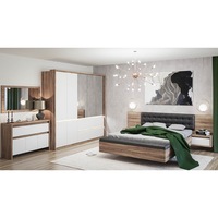 set dormitor modern terra pal melaminat 16 - 32 mm salina oakalb mat - pat wenge- dulap led imagen 36_0_
0