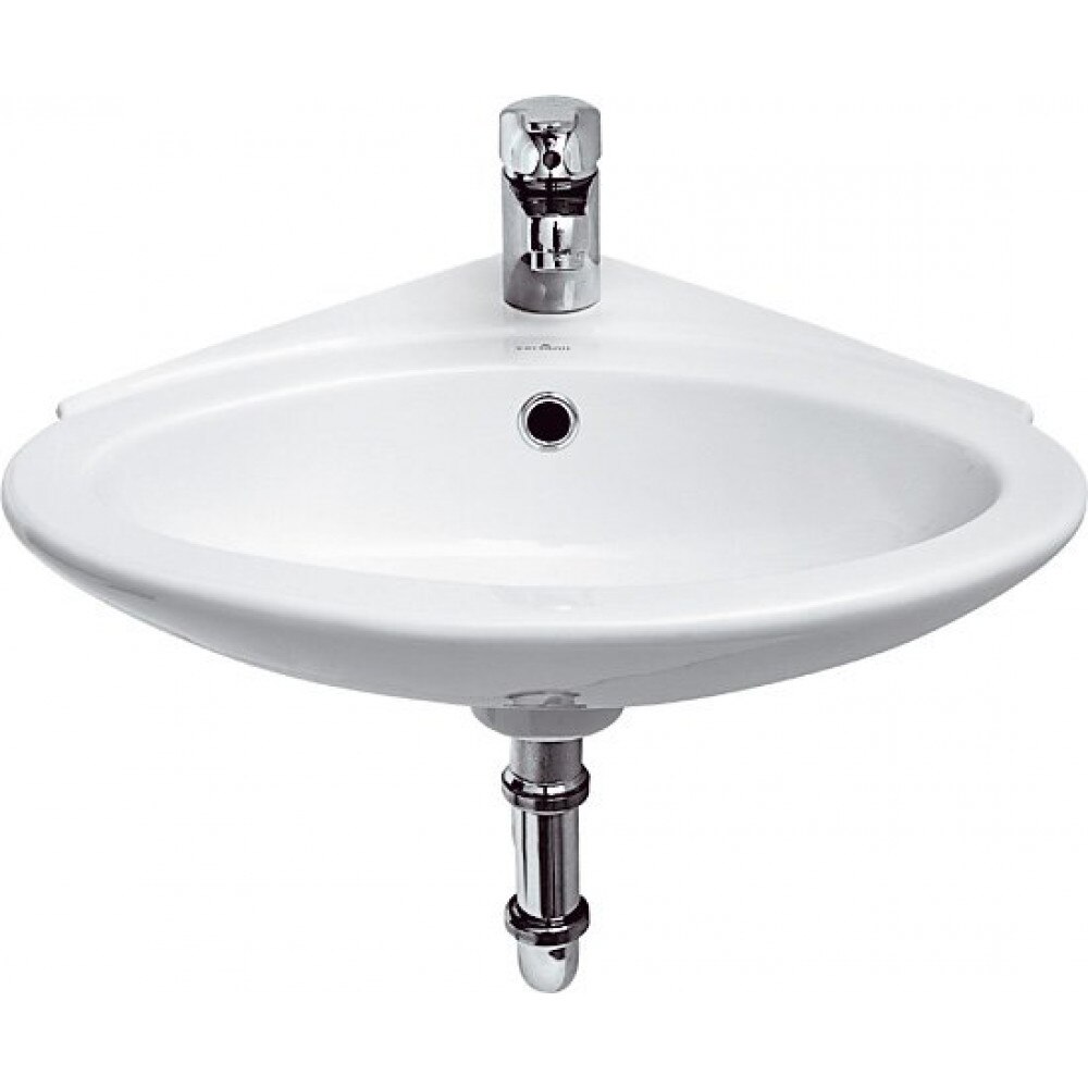 Lavoar de colt 43 cm, alb, Teta