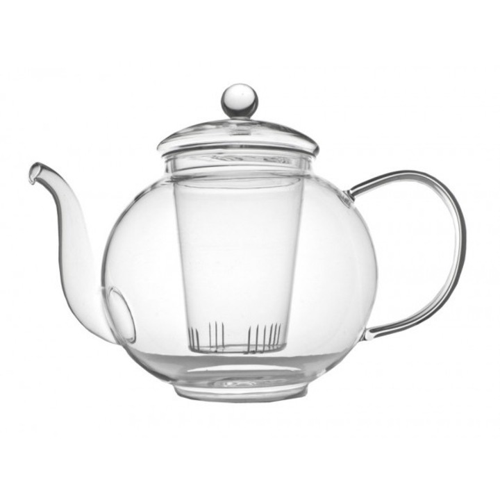Чайник с инфузер Verona, 1L, Стъкло, безцветен