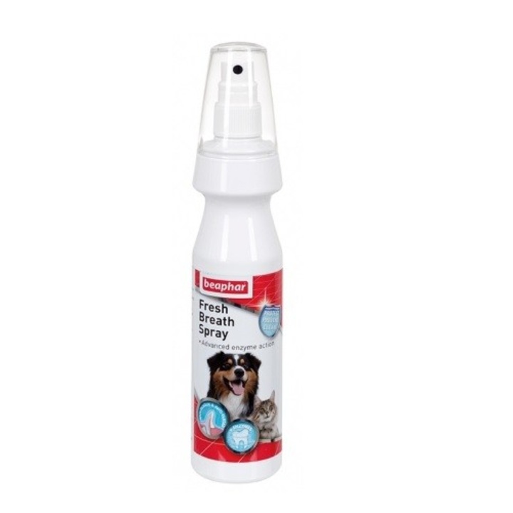 Спрей за чисти зъби и свеж дъх Beaphar Fresh Breath Spray,150 ml
