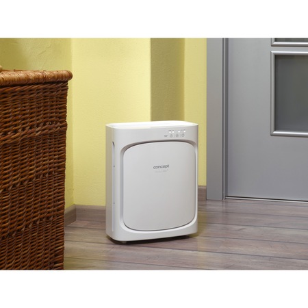Purificator de aer Concept CA1000, 55 W, Filtru HEPA13, Lampa UV + Ionizare, 238 mc/h