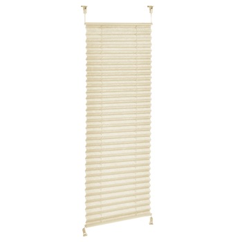 Roleta / perdea plisata, neu.haus, 55x100 cm, crem, protectie impotriva luminii si a soarelui, jaluzea, fara gaurire Roleta / perdea plisata, neu.haus, 55x100 cm, crem, protectie impotriva luminii si a soarelui, jaluzea, fara gaurire