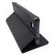 Husa tip carte cu stand Smart Magnet neagra pentru Huawei P8 Lite