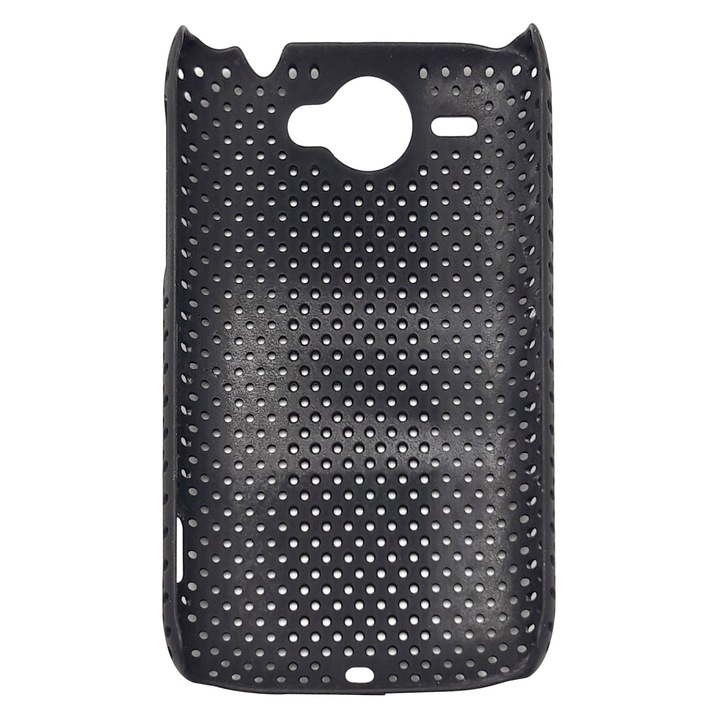 Husa tip grila neagra pentru HTC Wildfire G8