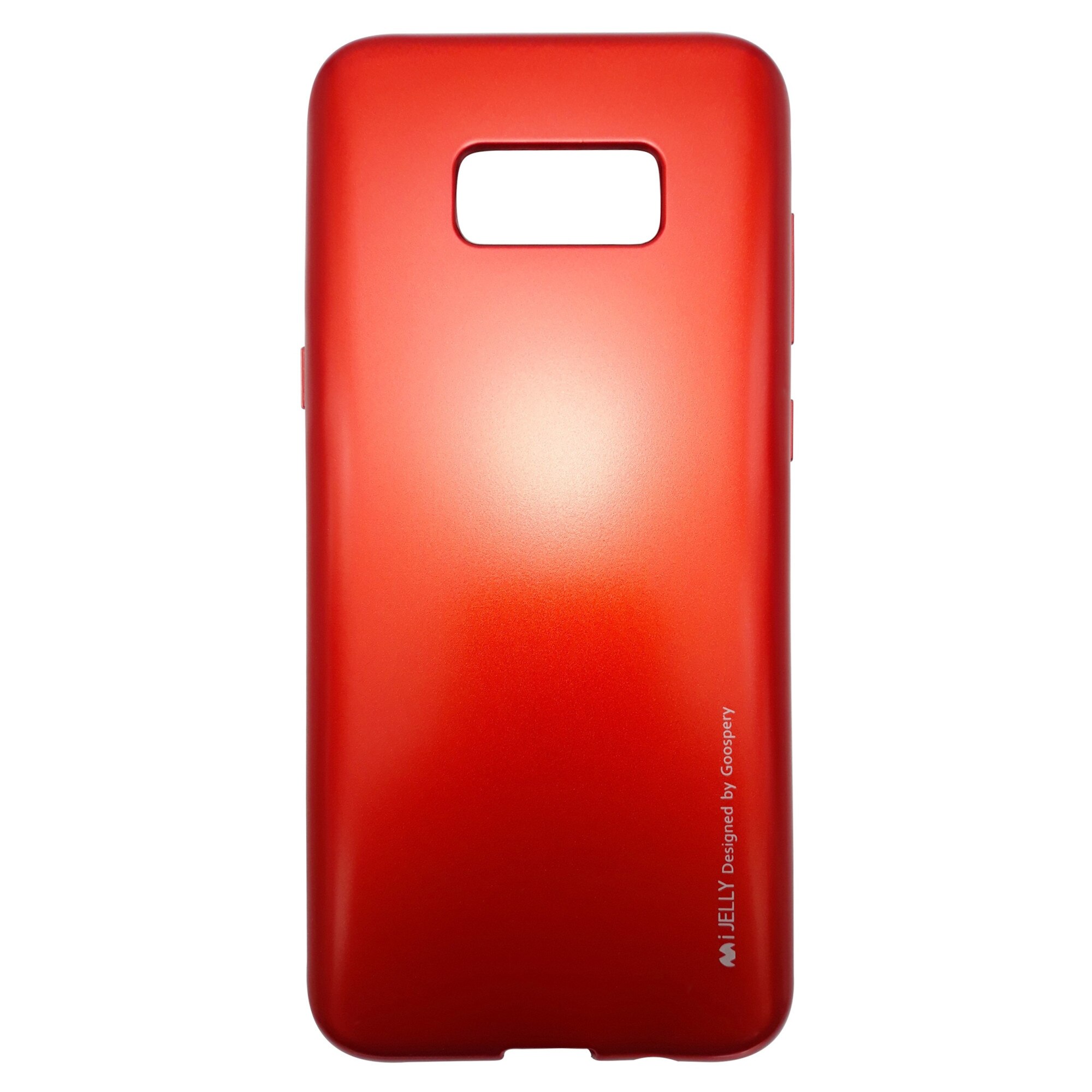 Husa silicon Mercury Goospery i-Jelly rosu metalic pentru Samsung Galaxy S8 Plus (G955)