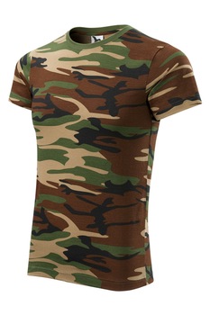 Tricou camuflaj Malfini, 100% bumbac, Maro, 2XL Tricou camuflaj Malfini, 100% bumbac, Maro, 2XL