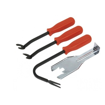 Set pentru scos agrafe de tapitarie, 4 piese, Geko, G02579 Set pentru scos agrafe de tapitarie, 4 piese, Geko, G02579