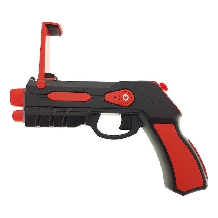 Omega ARBLASTER [44098] pisztoly kontroller, AR lövőfegyver, kiterjesztett valóság, fekete és piros szín