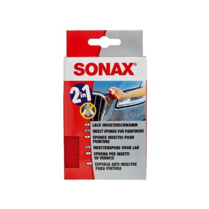 Sonax szivacs, 2 az 1-ben rovar- és szélvédőtisztító