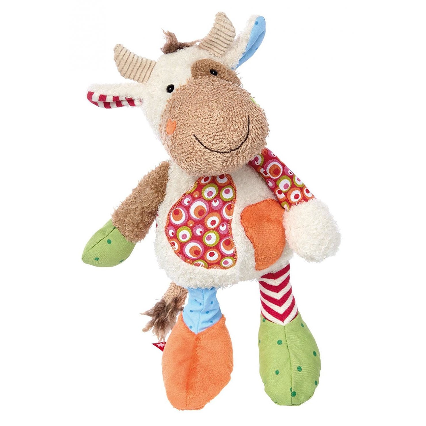 Jucarie de plus sigikid Patchwork Sweety Vacuta