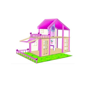 Casa pentru papusi Woodyland din lemn Britta 82cm Casa pentru papusi Woodyland din lemn Britta 82cm