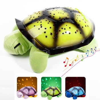 Lampa de Veghe Pentru Copii Tip Broasca Testoasa, Krista® Verde Lampa de Veghe Pentru Copii Tip Broasca Testoasa, Krista® Verde