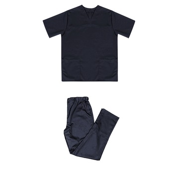 Costum medical unisex, S, 104 cm bust, Lca imbracaminte, negru Costum medical unisex, S, 104 cm bust, Lca imbracaminte, negru