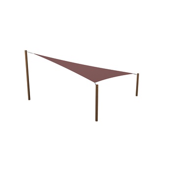 Prelata soare / vela umbrire triunghiulara 3,6x3,6x3,6m, 185gsm, ruginiu (grena), respirabila, protectie ridicata UV Prelata soare / vela umbrire triunghiulara 3,6x3,6x3,6m, 185gsm, ruginiu (grena), respirabila, protectie ridicata UV
