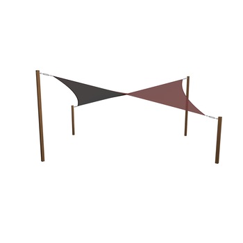 Prelata soare / vela umbrire dreptunghiulara 2.0x4.0m, 185gsm, ruginiu (grena), respirabila, protectie ridicata UV Prelata soare / vela umbrire dreptunghiulara 2.0x4.0m, 185gsm, ruginiu (grena), respirabila, protectie ridicata UV