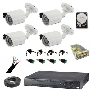 Kit Supraveghere Securitate Video Ahd 4 Mp Memorie Stocare Imagini 1 Tb Toate Accesoriile Incluse Emag Ro