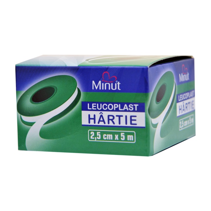 Левкопласт Minut, Прозрачен, 2,5 см х 5 м