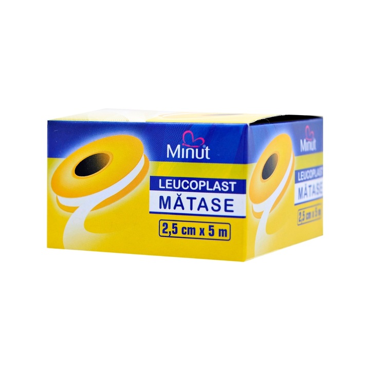 Leucoplast matase Minut 2.5 cm x 5 m