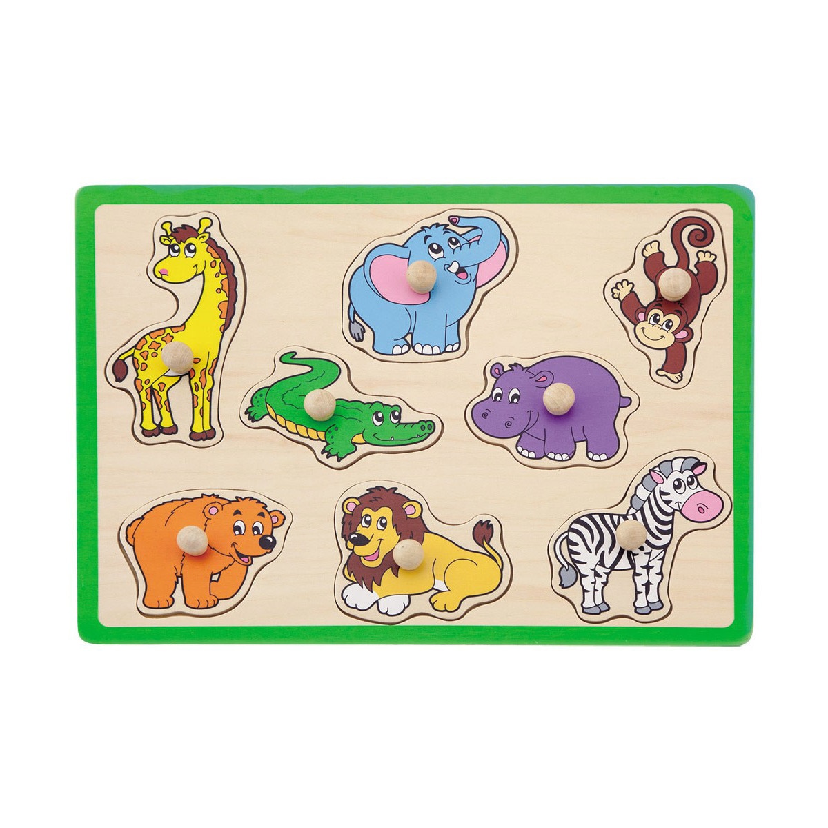 Puzzle din lemn Joueco - Animale salbatice