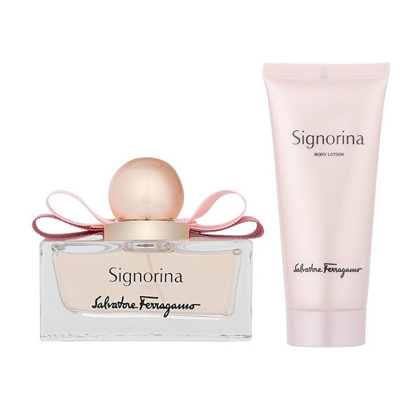 Set Salvatore Ferragamo Signorina: 30ml Apa de Parfum, 50ml Lotiune de Corp, Femeii