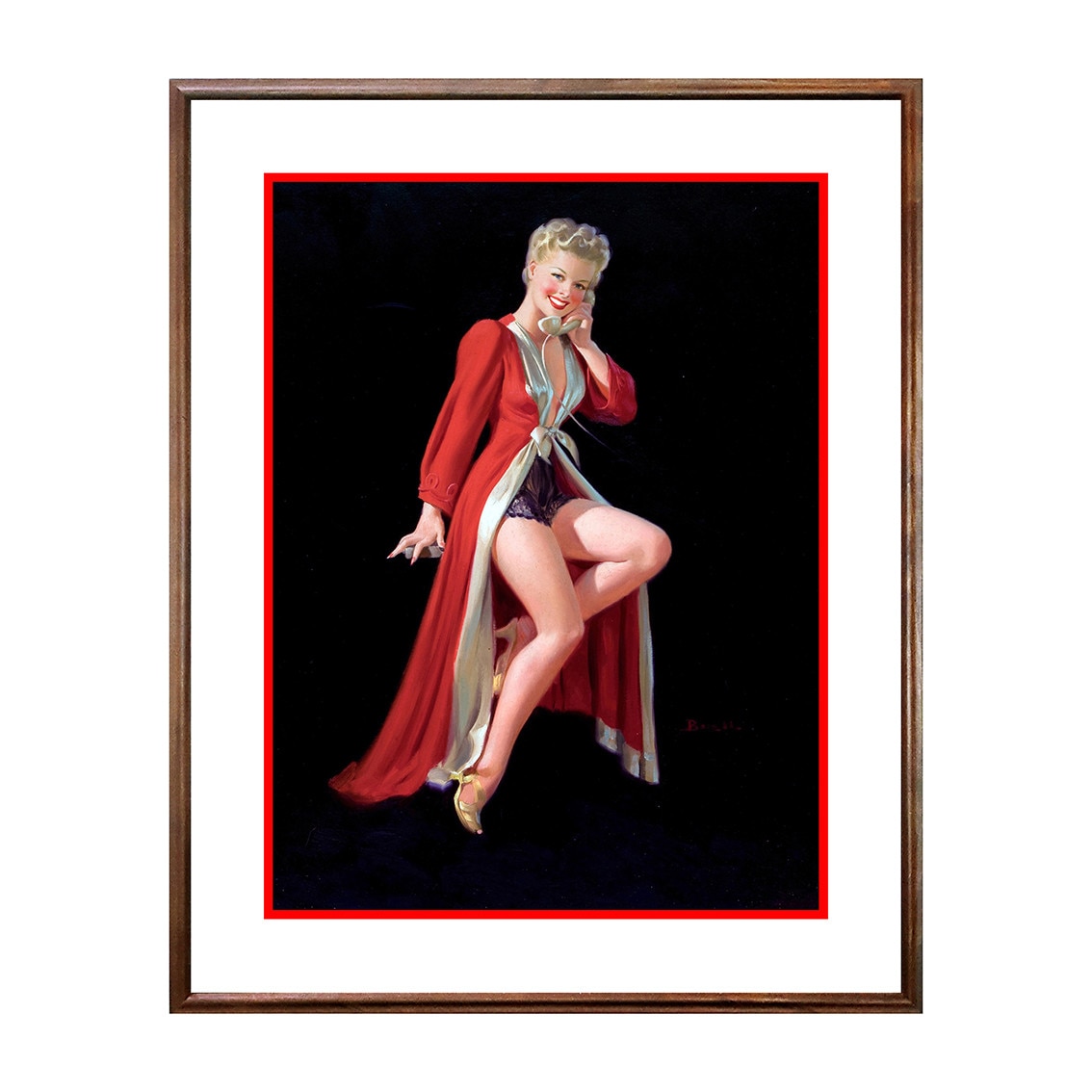 Tablou Poster, Vintage Pin-Up - VP-002, 40 x 50 cm