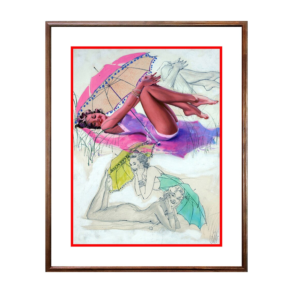 Tablou Poster, Vintage Pin-Up - VP-010, 40 x 50 cm