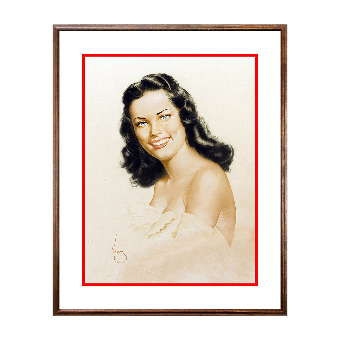 Tablou Poster, Vintage Pin-Up - VP-016, 40 x 50 cm