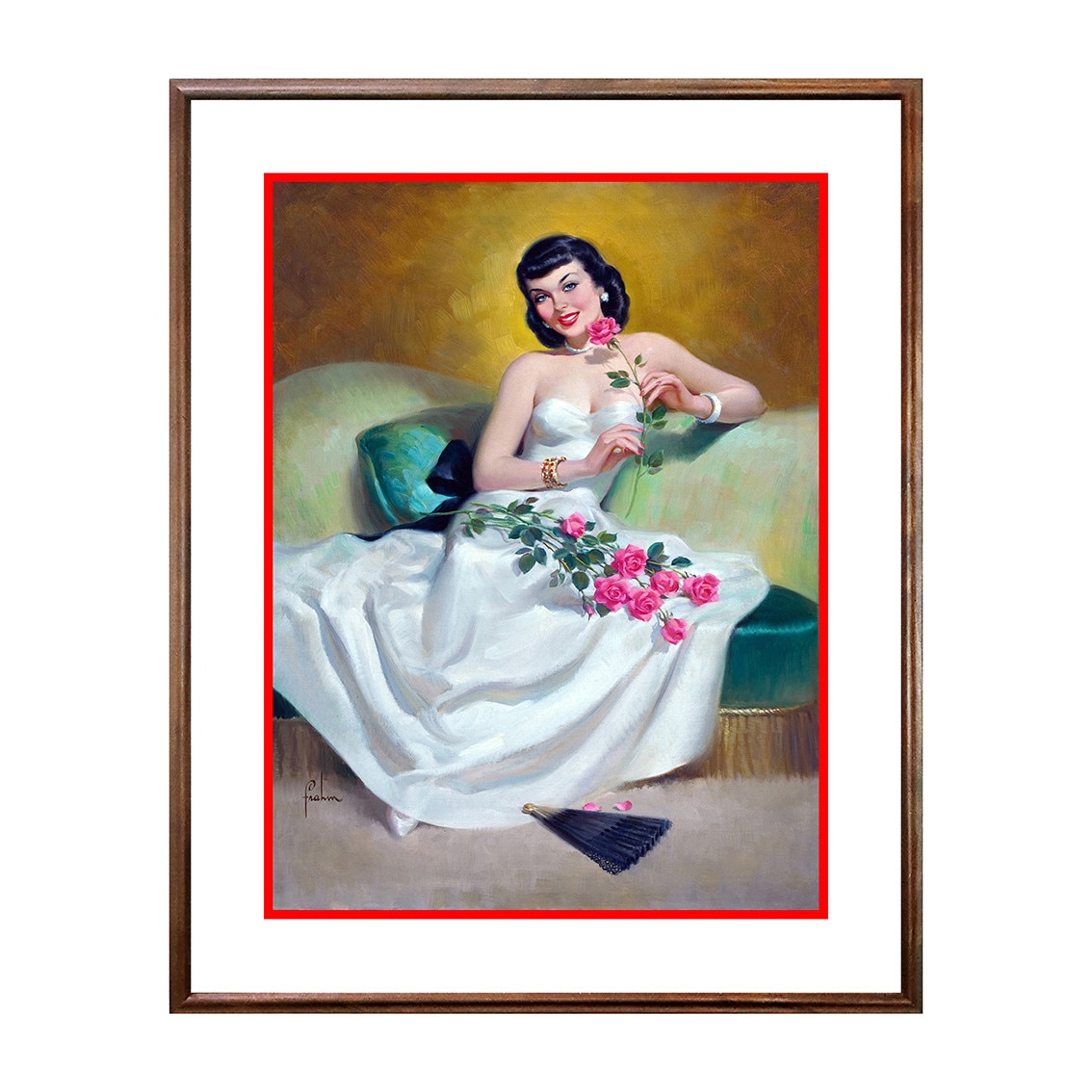 Tablou Poster, Vintage Pin-Up - VP-019, 40 x 50 cm