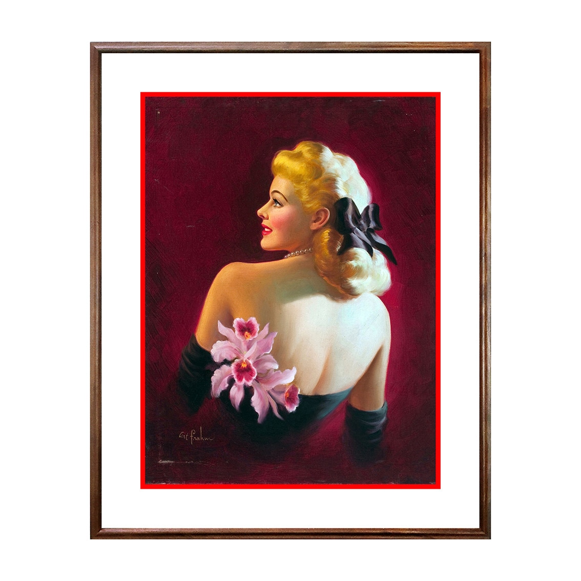 Tablou Poster, Vintage Pin-Up - VP-021, 40 x 50 cm