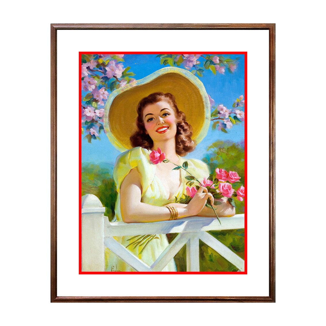 Tablou Poster, Vintage Pin-Up - VP-023, 40 x 50 cm