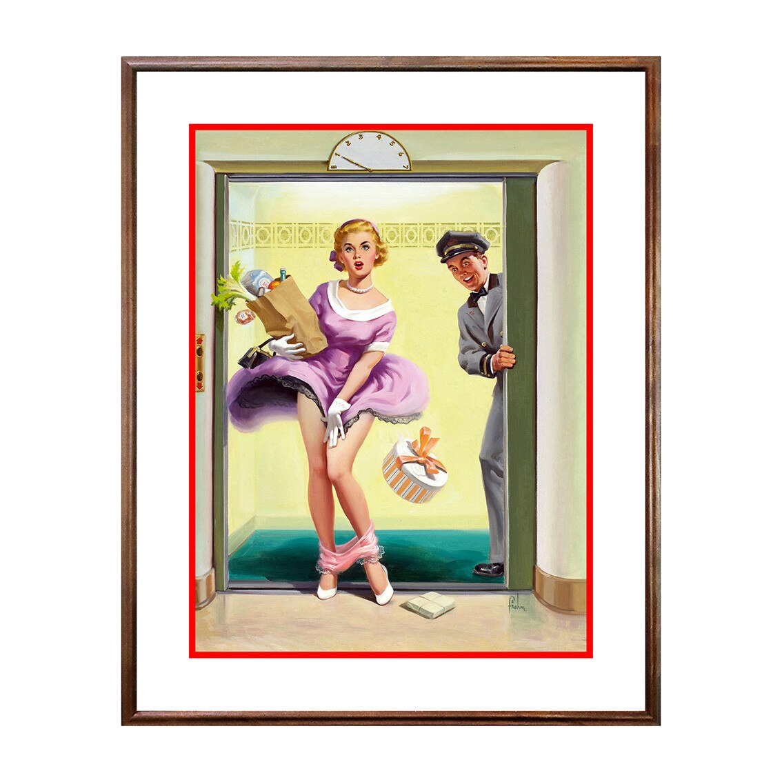 Tablou Poster, Vintage Pin-Up - VP-022, 40 x 50 cm