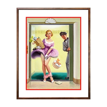 Tablou Poster, Vintage Pin-Up - VP-022, 40 x 50 cm Tablou Poster, Vintage Pin-Up - VP-022, 40 x 50 cm