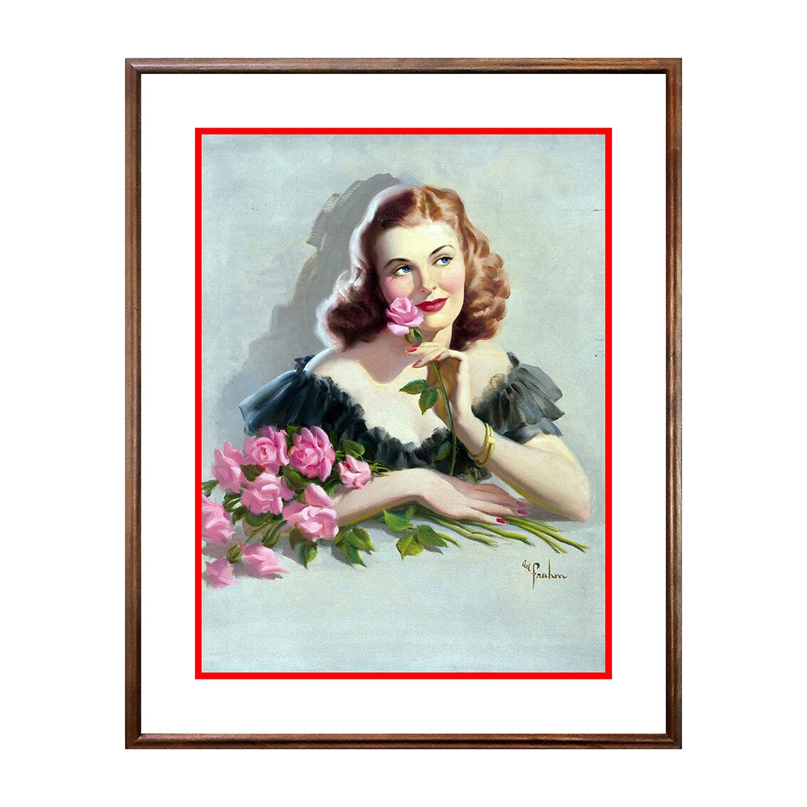 Tablou Poster, Vintage Pin-Up - VP-029, 40 x 50 cm