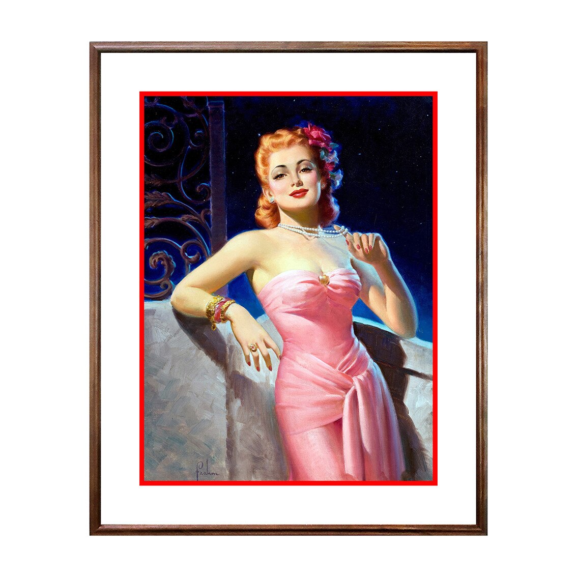 Tablou Poster, Vintage Pin-Up - VP-028, 40 x 50 cm