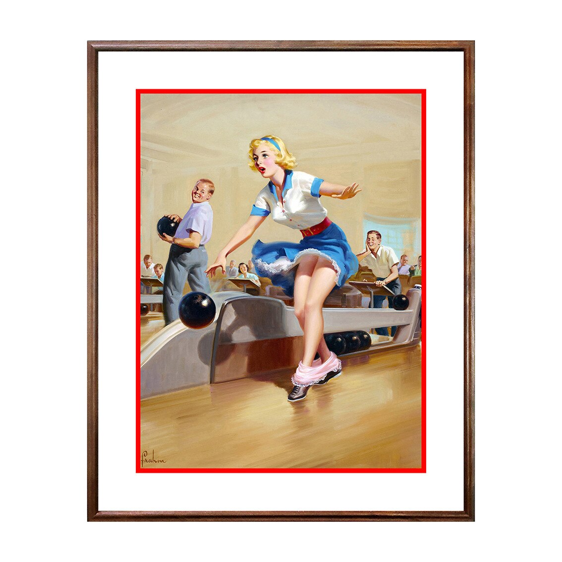 Tablou Poster, Vintage Pin-Up - VP-032, 40 x 50 cm