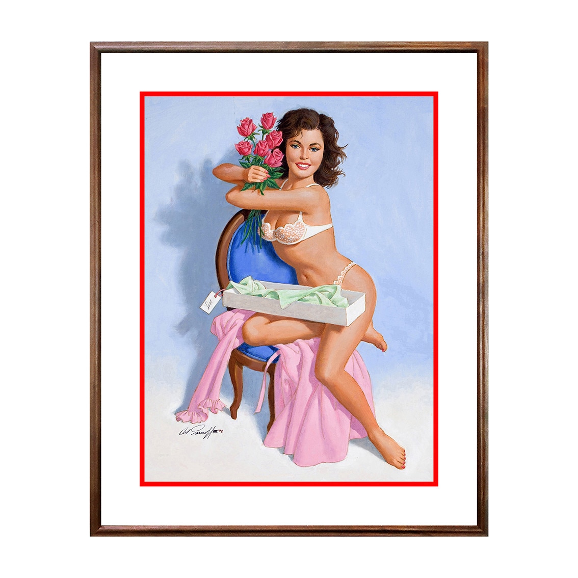 Tablou Poster, Vintage Pin-Up - VP-038, 40 x 50 cm