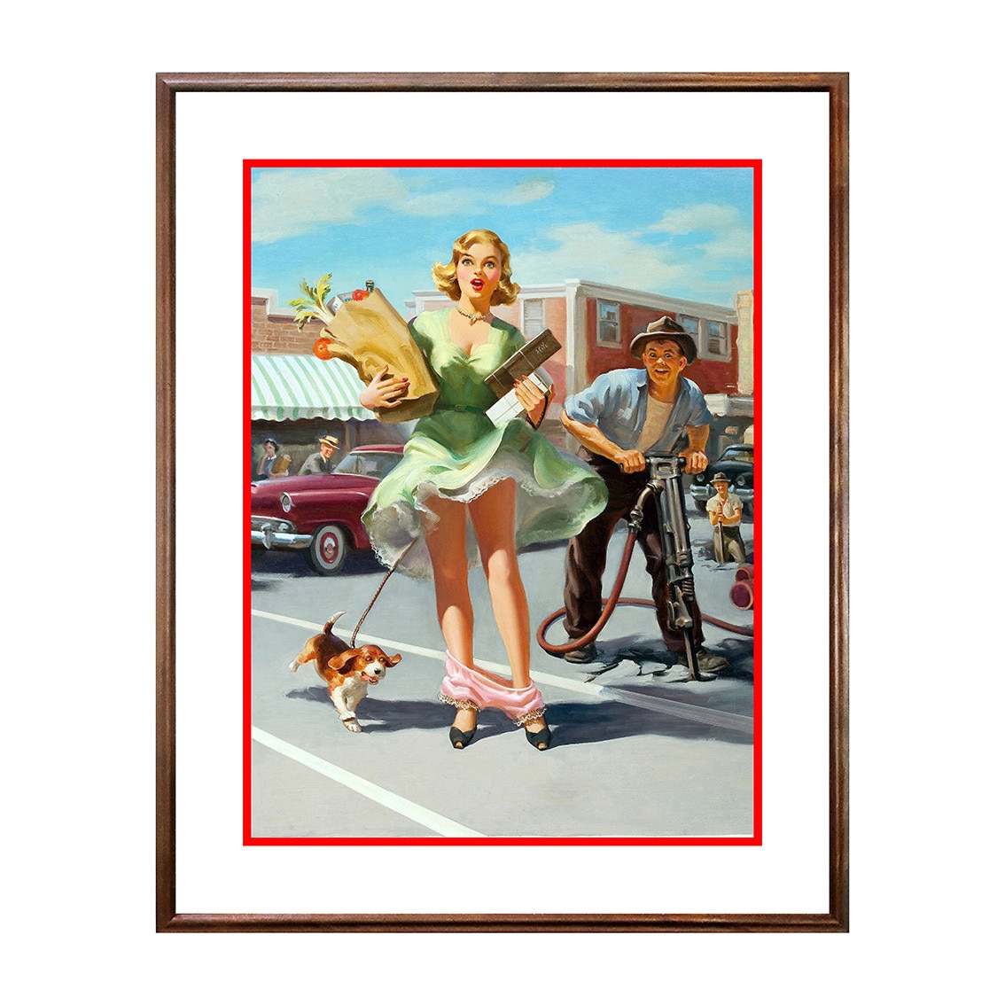 Tablou Poster, Vintage Pin-Up - VP-035, 40 x 50 cm