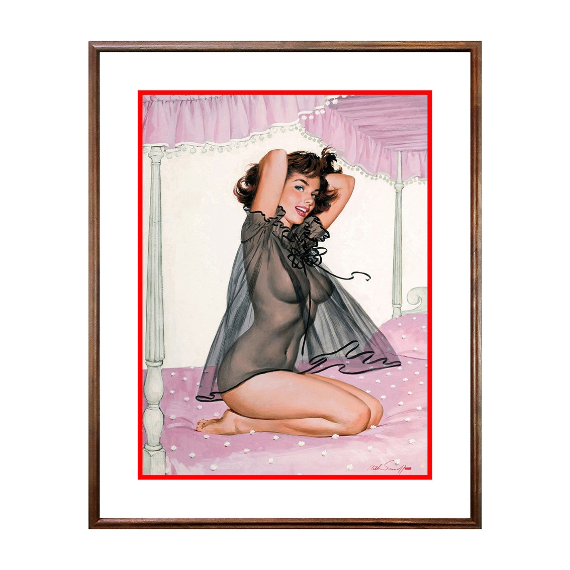 Tablou Poster, Vintage Pin-Up - VP-042, 40 x 50 cm