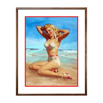 Tablou Poster, Vintage Pin-Up - VP-037, 40 x 50 cm Tablou Poster, Vintage Pin-Up - VP-037, 40 x 50 cm