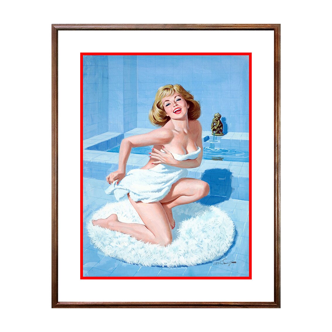 Tablou Poster, Vintage Pin-Up - VP-040, 40 x 50 cm