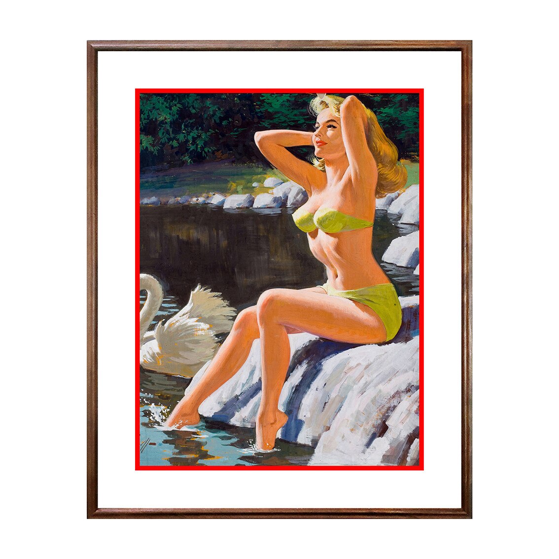 Tablou Poster, Vintage Pin-Up - VP-044, 40 x 50 cm