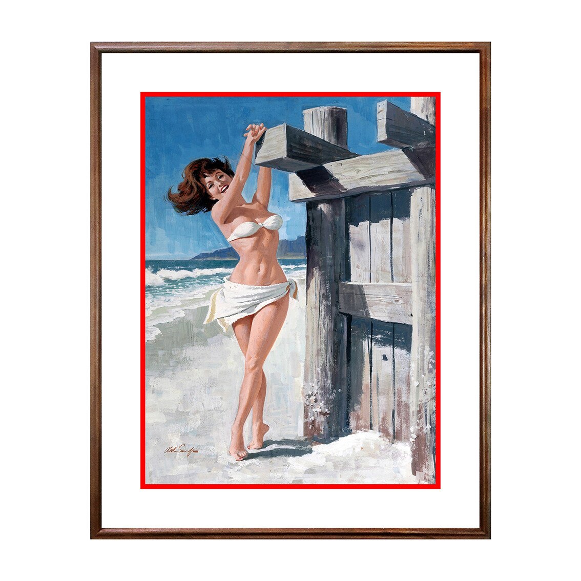 Tablou Poster, Vintage Pin-Up - VP-043, 40 x 50 cm